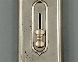 Nickel Plated Mechanical Match Safe