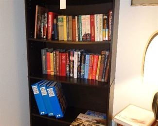 bookcase & books