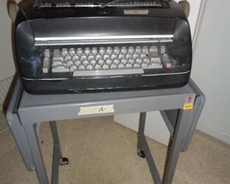 typewriter & stand