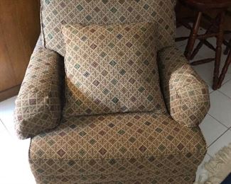 Absolutely comfortable rocking, rocker arm chair in fabulous condition..