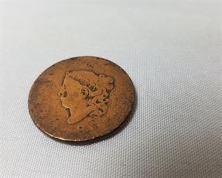 Antique United States of America Copper Liberty Cent https://ctbids.com/#!/description/share/252895