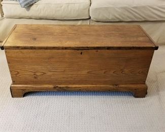 Antique Wooden Chest Trunk https://ctbids.com/#!/description/share/252803