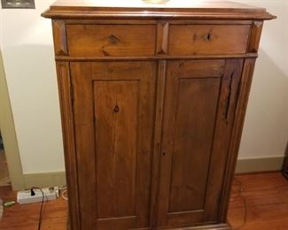 Antique Wooden Cupboard Cabinet https://ctbids.com/#!/description/share/252799