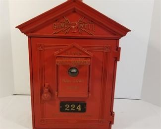 Vintage Gamewell Fire Alarm Pull Station Call Box https://ctbids.com/#!/description/share/252808
