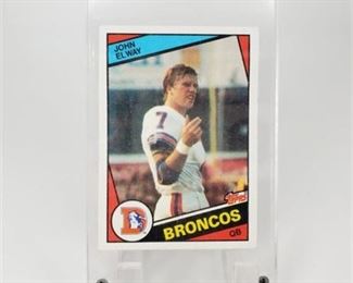 Lot 073
1984 Topps #63 John Elway Denver Broncos Rookie Card
