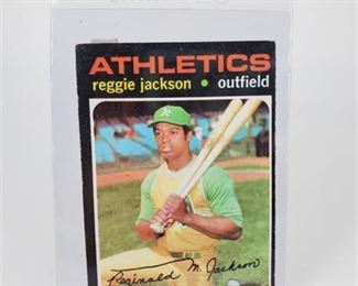 Lot 076
1971 Topps #20 Reggie Jackson Oakland A's Baseball Card