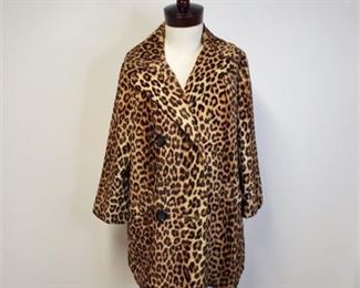 Lot 113
Vintage Union Made Ladies' Leopard Print Coat