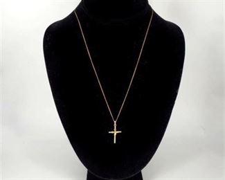 Lot 129
1/20 14K Gold Filled Cross Pendant