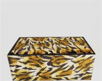 Lot 166
Faberge Original Plush Tiger Print Box