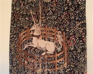 Lot 187
Metropolitan Museum of Art "Unicorn in Captivity" Tapestry
