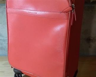 Authentic Leather Coach Carry On