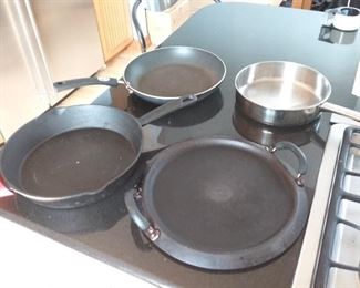 Cast Iron NonStick Steel Skillets