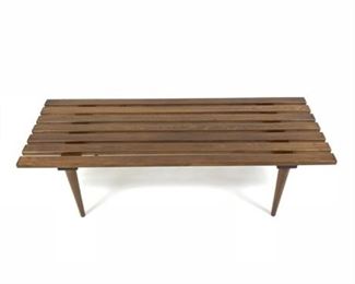 Lot 023
Mid Century Slat Coffee Table or Bench