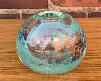 Lot 102
Signed Hand Blown Art Glass Vase