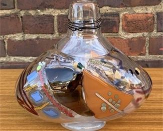 Lot 128
Signed Art Glass Vase - Cane Millefiori