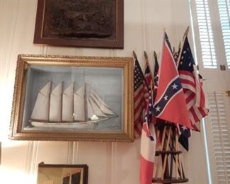 FLAG DISPLAYS AND SHIP DIARAMAS