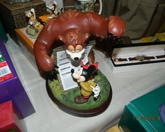 Artist signed statue