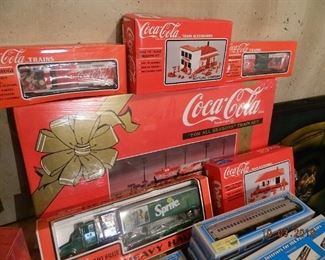 Coca Cola train set