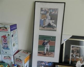 signed White Sox wall art