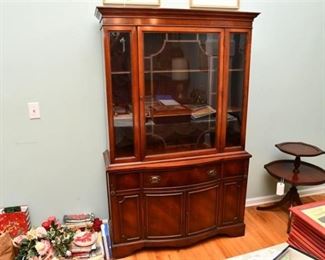 130. Breakfront China Cabinet