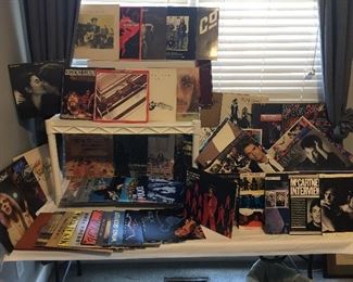 Records by Rock Artist- Beatles, Frampton, Creedence , The Police, Rod Stewart, Men at Work, Billy Joel, Tom Petty, and many more artist.
