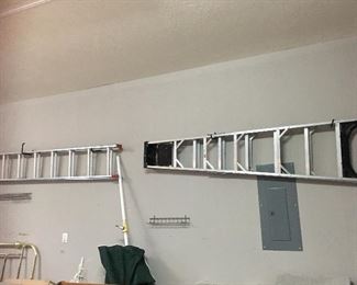 Extension Ladder and
8’ Ladder