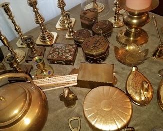 Much brass and copper