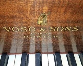 Vose & Sons baby grand piano