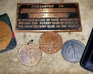 Vintage Rotary Club items