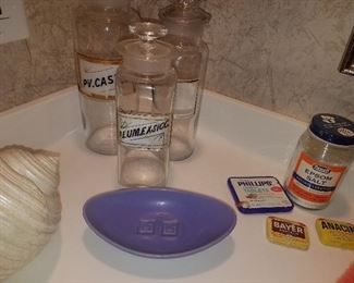 Vintage Apothecary glass