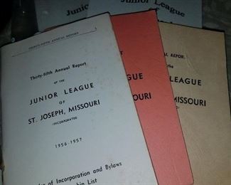 Much vintage Junior League items