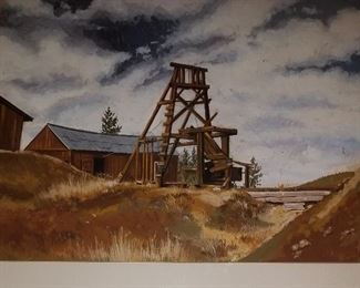 Local artist David Hornaday original artwork