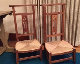 Pair of prayer chairs 