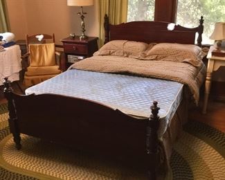 Mahogany full size bed