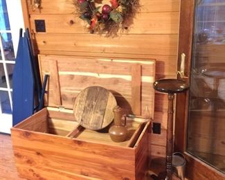 Handmade cedar chest, 2 available. 