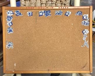 Vintage child’s cork board