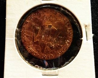 1940 "Woodsmen of the World" Coin
