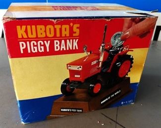 Vintage Kubota Piggy Bank with Box (Japan)