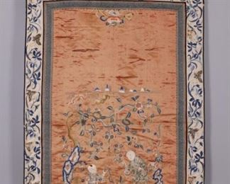 Chinese embroidery, possibly 19th c.