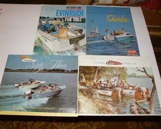 EVINRUE Boat catalogues, c.1961