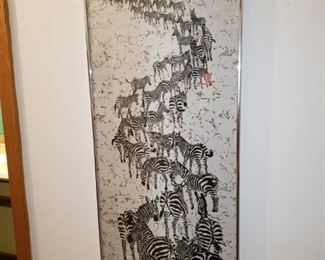 Fantastic framed zebra print