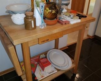 Boos Co butcher block cart