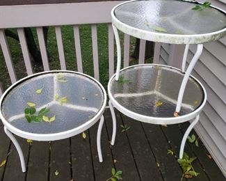 Outdoor end tables