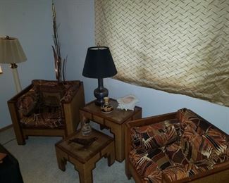 Safari and bamboo chairs and tables