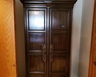 Storage closet that matches bedroom set