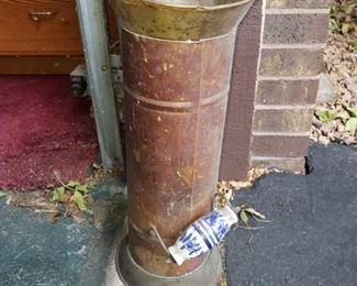 Fireplace copper scoop