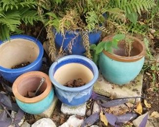 Colorful pots