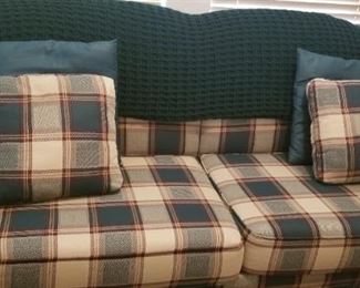 Plaid couch