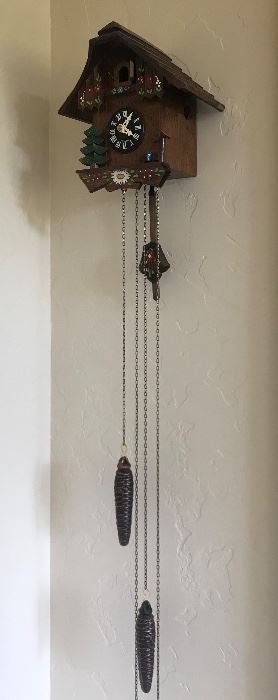 Ornate German made Cuckoo clock. 