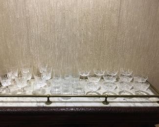 Waterford glasses: Martini, Wine, Sherbert, Highball, Rock...